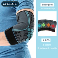 SPOSAFE elbow support sleeve elbow guard for endonitis, Tennis Elbow brace, Golf Elbow, Weightliftin