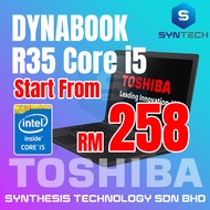RM258 i5 laptop After Voucher Toshiba R35 i5 laptop i5 USED LAPTOP I5 MURAH LAPTOP STUDENT MURAH I5 LAPTOP
