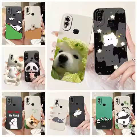 For Samsung Galaxy A10s Case SM-A105F Cute Dog Cartoon Cover Shockproof Phone Case For Samsung A10 A