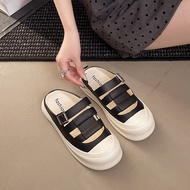 Qiaoyilo thời trang Mới Dép đệm bảo vệ ngón chân đế dày Dép xăng đan nữ đi chơi tăng chiều cao dép P