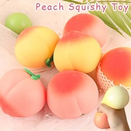 Cute Peach Squishy Ibloom Stress Toy Novelty Relax Squeeze Toy Ideal Small Present for Kids Adults