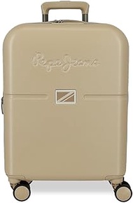 Accent Cabin Suitcase, Black, 40 x 55 x 20 cm, Hard ABS Plastic, Built-In TSA Closure, 37 L, 2.9 kg,