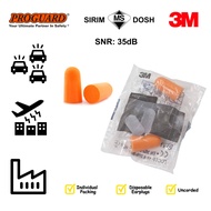 (5 Prs/Pck) SNR 35dB 3M 1100 Uncorded Disposable Earplug Noise Reduction Earplugs Hearing Protection