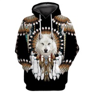 SA2 Spring and Autumn Indian Hoodie 3D Digital Printing Sports Loose Casual Baseball Uniform Sweater