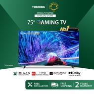 [NINTENDO PERCUMA] Toshiba 75 Inci LED 4K 144Hz Quantum Dot TV Pintar / Gaming TV / Televisyen 75Z67