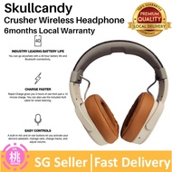 Skullcandy Crusher Bluetooth Wireless Over-Ear Headphone with Microphone, Noise Isolating Memory Foam