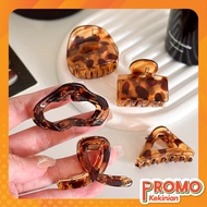 CURRENT - F6922 Hair Clips Tiger PatternWanita Hair Accessories/ Transparent Leopard StyleWanita Glo