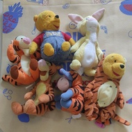 Pre Loved Winnie The Pooh Tigger Eeyore Plush Toys