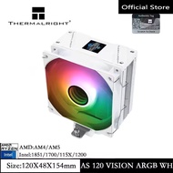 Thermalright TLAS120 VISION ARGB 1.54inch LCD display Air Cooler 4 heat pipes PC Cooling 240240 Reso