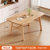 4/6/8 Seater Solid Wood Dining Table Set Modern Dining Table Coffee Table Long Table Study Table Kit