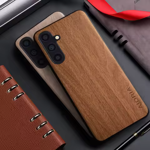 Case for Samsung Galaxy A35 A25 A15 A05 A05S A55 5G Funda Bamboo Wood Pattern Cover for Samsung Gala