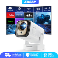 ZDSSY HY260Pro Smart Projector หุ่นยนต์ 11 รองรับ 4K 1080P, โปรเจคเตอร์ขนาดเล็กแบบพกพาพร้อม Wifi และ