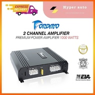 Fordayo 2ch amplifier 1000 watts high power car 2 channel amp woofer speakers power boost