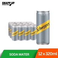 Schweppes Soda Water/Dry Ginger Ale/Lemon Lime/Tonic Water/Bitter Lemon/Pineapple Mint 320ml x 12