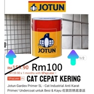 Jotun Gardex Primer 5L CAT CEPAT KERING- Cat Industrial Anti Karat Primer/ Undercoat untuk Besi & Ka