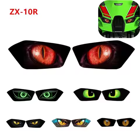 Headlight Sticker Waterproof Motorcycle Decals for Kawasaki ZX10R Ninja ZX 10R ZX-10R Accessories 20