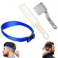 Fade Hair Trimming Guide for Men Adjustable Curved Haircut Band for DIY Home Haircuts and Taper Guid