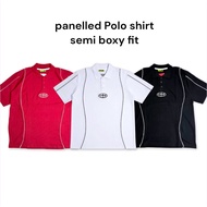 Panelled merintis31society boxy shirt