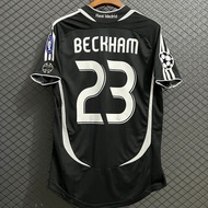 Real Madrid 23rd Beckham High Quality Retro T-Shirt&&--