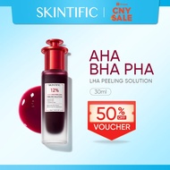 SKINTIFIC AHA BHA PHA LHA Peeling Solution Serum 30ml - for Whitening, Brightening, Dark Spots