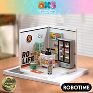 Robotime Rolife Super Creator Super Store Energy Supply Store (DW002) Plastic DIY Miniature House
