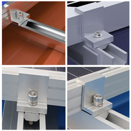 Solar Panel Adjustable Bracket Clamp PV Bracket Mounting Clip Solar End Clamp for Fixing Solar Panel