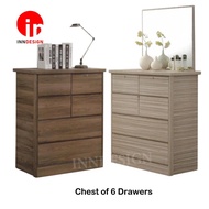 Chest of Drawers With 6 Drawers (Free Delivery and Installation)