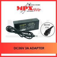 DC 36V 3A Switching AC/DC Power Adapter with IEC320 C14 Input