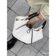 Shoulder Black White Retro Bag Support Commuter New Style Niche Special Bag Hand Female Large 2024 H