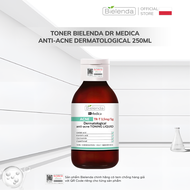 Toner Bielenda Dr Medica Anti-acne Dermatological làm sạch sâu phục hồi da và giảm mụn 250ml