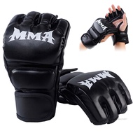 2 Chiếc Găng Tay Kickboxing Găng Tay Đấm Bốc Cho Người Lớn Chính Hãng Găng Tay Nửa Ngón UFC MMA Găng