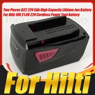 High Quality New 21.6V 5Ah Replace Lithium-Ion Battery For Hilti 21.6V 22V Cordless Tools For Hilti 