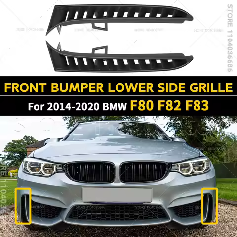 For 2014-2020 BMW M3 M4, M4 CS, M4 GTS (F80 F82 F83) Front Bumper Lower Side Grille 51118056599 5111