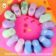NOVAVIBE Flower Furador, Random Color 7*6*4cm DIY Paper Cut Puncher, Punches Maker Labor Saving Hand
