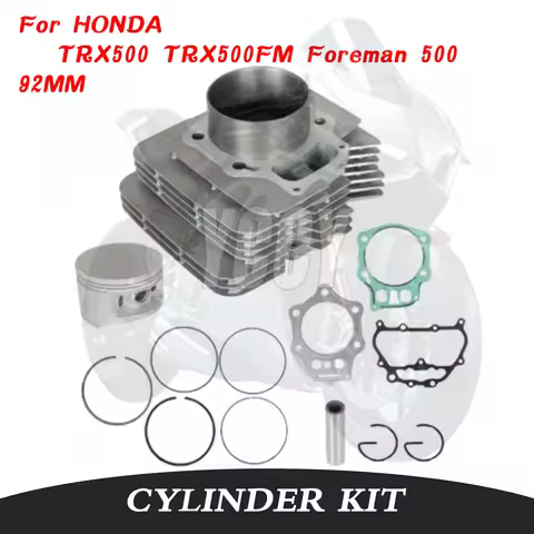 92mm 500cc Motorcycle Engine Cylinder Kit Piston Ring Gasket For HONDA TRX500 TRX500FM TRX500FE Fore