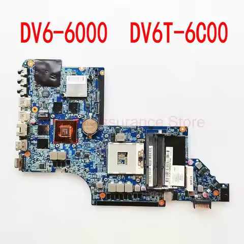 665344-001 For HP PAVILION DV6T-6B00 NOTEBOOK DV6T-6C00 NOTEBOOK DV6-6000 MotherBoard HM65 HD6770/1G