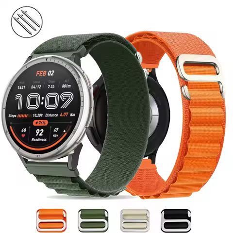 Alpine Loop Band for Amazfit Active 2 Smartwatch Replacment Bracelet 20mm 22mm Strap for Amazfit Act