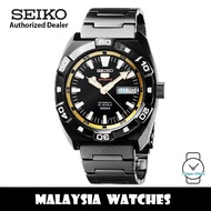 Seiko 5 Sports SRP287K1 Automatic Black Dial Hardlex Crystal Glass Black Stainless Steel Men's Watch