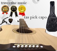 Gitar Akustik yamaha g-325 natural senar strings  high quality