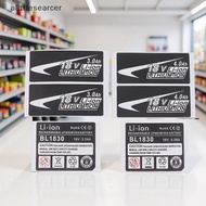 10Pcs/set For 18V 3Ah 4Ah 5Ah 6Ah 9Ah BL1830 Li-Ion Battery Label Stiers 18V Battery Capacity Stier 