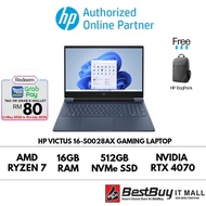 HP Victus Laptop - Silver/White/Blue (7 7840HS/16GB RAM/512GB SSD/16.1") 16-S0026AX/16-S0027AX/16-S0