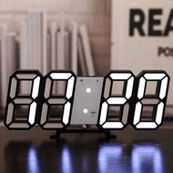 Table 3D LED Alarm Date/Temperature for Home Kitchen Offs Decoration Garden Clocks Wall Clock Times 