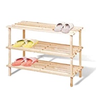 Rak Kasut Kayu / Wooden Shoe Rack - 2 Tier / 3 Tier / 4 Tier
