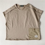 日本 Northern Truck 啡色棉質 背心 TEE T-SHIRT