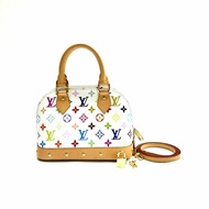 Louis Vuitton lv 白三彩 alma bb 肩背包