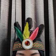 Colorful Feather Dayak Crown/Papua Crown