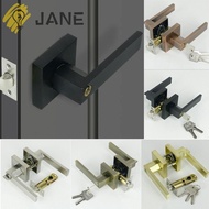 JANE Door Handle Lock, Cylinder/Latch Internal Door Door Lever Lock, Door Hardware with Lock Aluminum Alloy Bathroom Bedroom Door Room Door Handle For Interior Doors