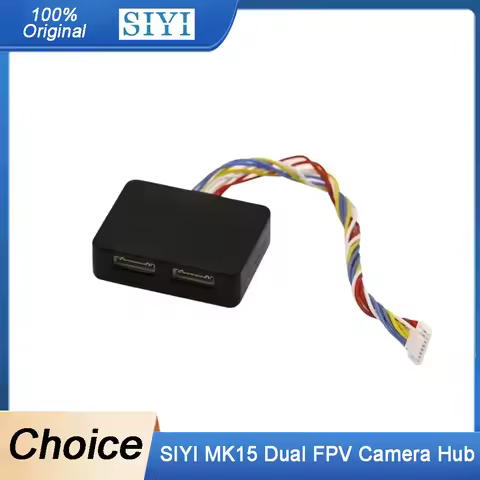 SIYI MK15 Dual Camera Hub - Compatible with MK15/HM30/MK32 Air Unit, FPV Drone Video Switch, Low-Lat