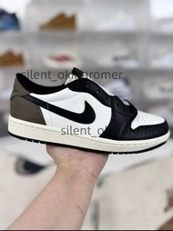 Jordan Air Jordan 1 Low OG "Mocha" 低幫復古籃球鞋男女款黑白棕摩卡
