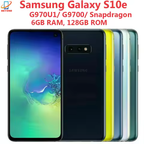 Samsung Galaxy S10e G970U1 G9700 G970F G970FD 6GB RAM 128GB ROM Octa Core 5.8' NFC 4G LTE Original U